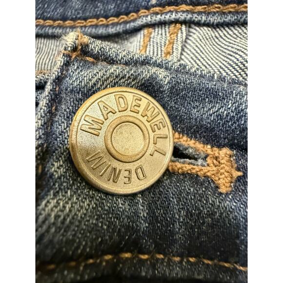 Madewell 10" High-Rise Skinny Jeans Women's Size 31 Denim - Picture 6 of 11